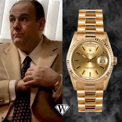 tony soprano rolex reference|james gandolfini tony soprano.